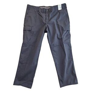 VF Imagewear Horace Small Black Work Pants Men's 3XL 37U (W46 L33) NWT Cut 24BK